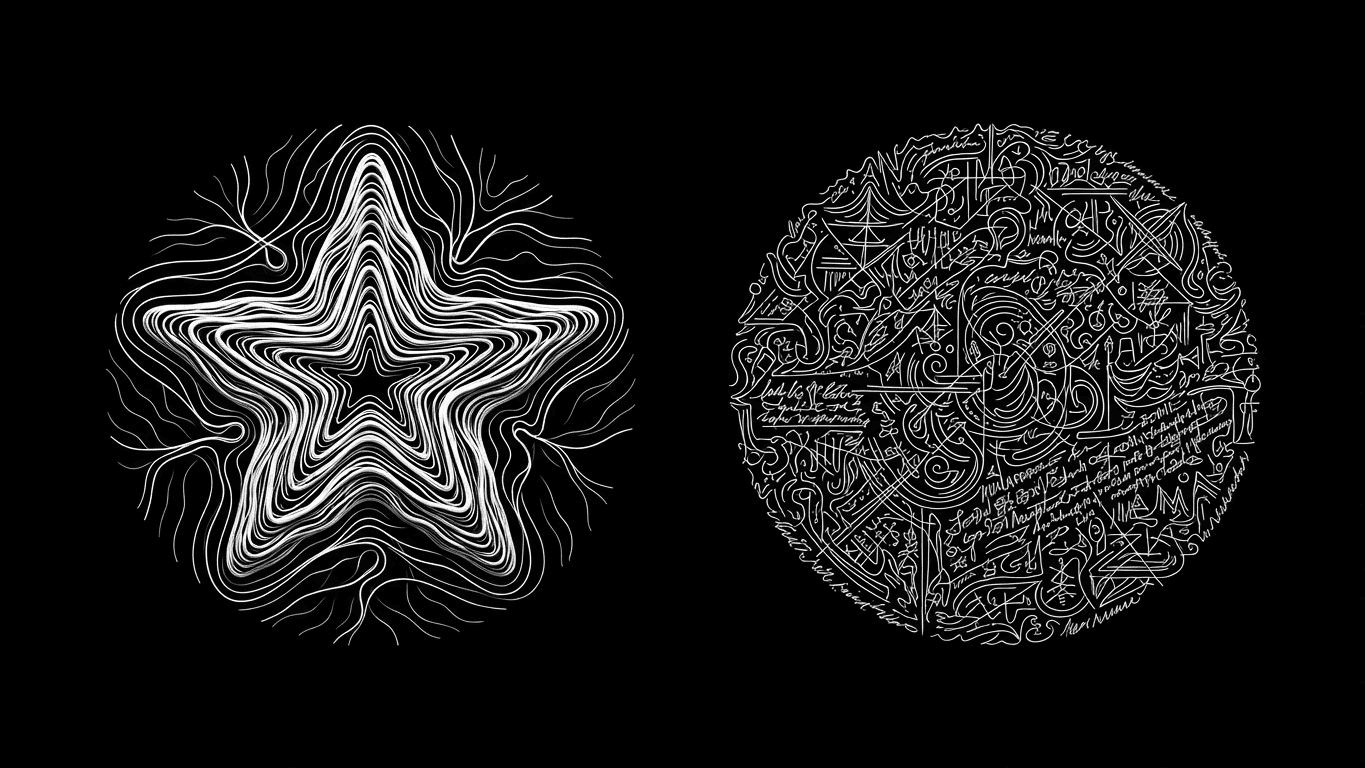 Side-by-side comparison of a thick, textured embroidered patch and a smooth, detailed woven patch.